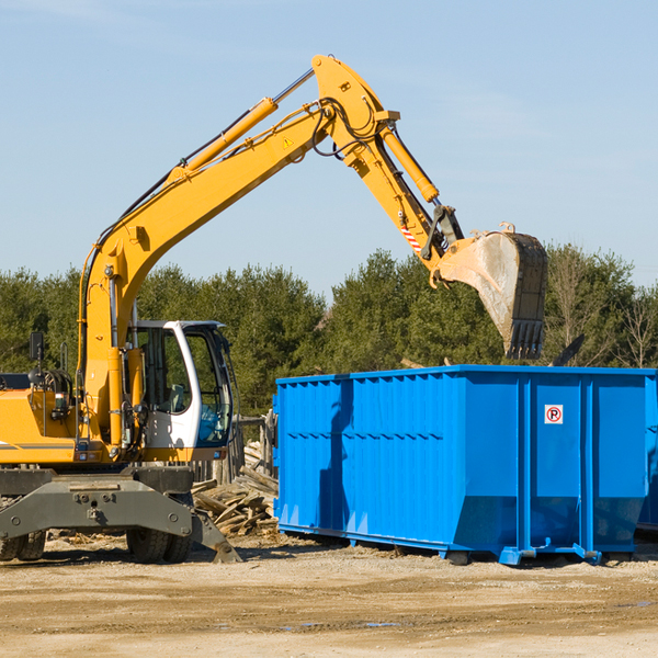 how many times can i have a residential dumpster rental emptied in Walnut Creek Arizona